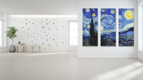 Starry Night by Van Gogh Canvas Photo Canvas Johor Bahru, JB, Johor, Taman Mount Austin. Printing, Supplier, Supply, Advertising, Design | Phoenix Print & Design