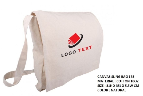 CANVAS SLING BAG 178  CANVAS BAG & JUTE BAG BAG Malaysia, Selangor, Kuala Lumpur (KL), Puchong Supplier, Suppliers, Supply, Supplies | Kadey Premium Sdn Bhd