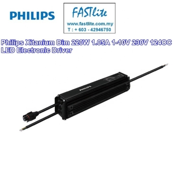 Philips Xitanium Dim 220W 1.05A 1-10V 230V I240C LED Electronic Driver