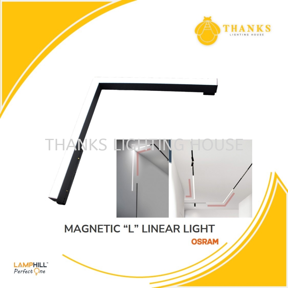 Magnetic LED "L" Linear Light