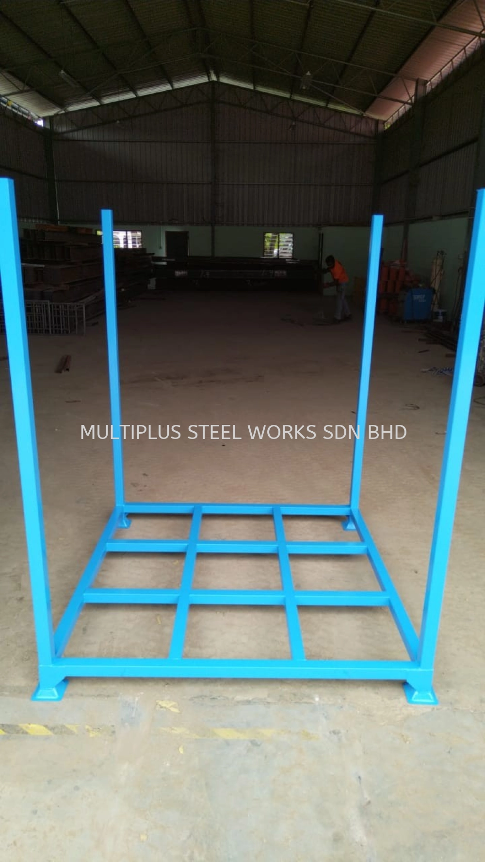 Heavy Duty Pole Pallet Pallet Tainer – Industrial Steel Storage Rack ...