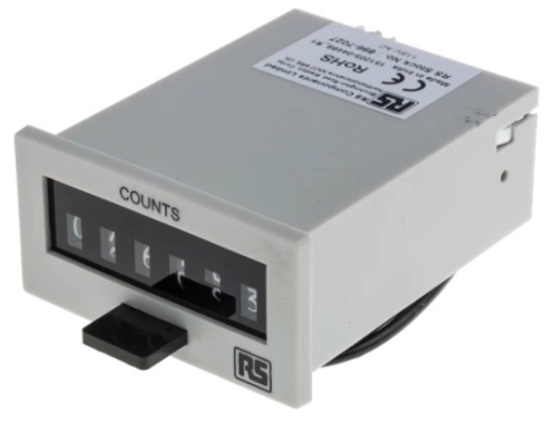 896-7027 - RS PRO Impulse Counter Counter, 6 Digit, 10Hz, 115 V ac