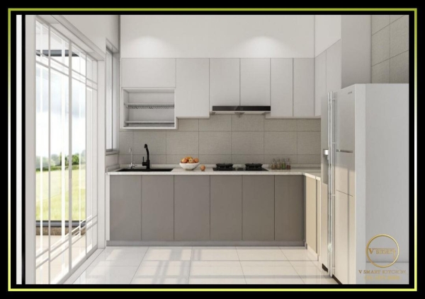 SKY VILLA,PENANG KITCHEN CABINET -MELAMINE DOOR  KITCHEN CABINET  Penang, Malaysia, Butterworth Supplier, Suppliers, Supply, Supplies | V SMART KITCHEN (M) SDN BHD