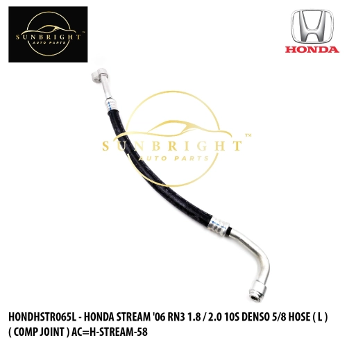 HONDHSTR065L - HONDA STREAM '06 RN3 1.8 / 2.0 10S DENSO 5/8 HOSE ( L ) ( COMP JOINT ) AC=H-STREAM-58