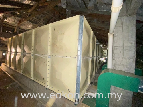 Swiss Garden Damai Laut -  block A frp tank completed installation