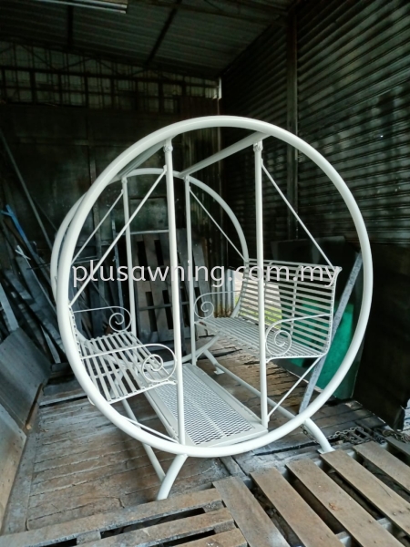 METAL SWING 4 PERSON SEAT @PERSIARAN CINTA KASIH 2, COUNTRY HEIGHT,KAJANG, SELANGOR Special Design Works Metal Works Service Selangor, Malaysia, Kuala Lumpur (KL), Cheras Contractor, Service | Plus Awning & Iron Sdn Bhd