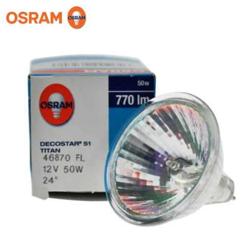 Osram 46870FL Titan MR16 12v 50w 24D Longlife (Made in Germany)