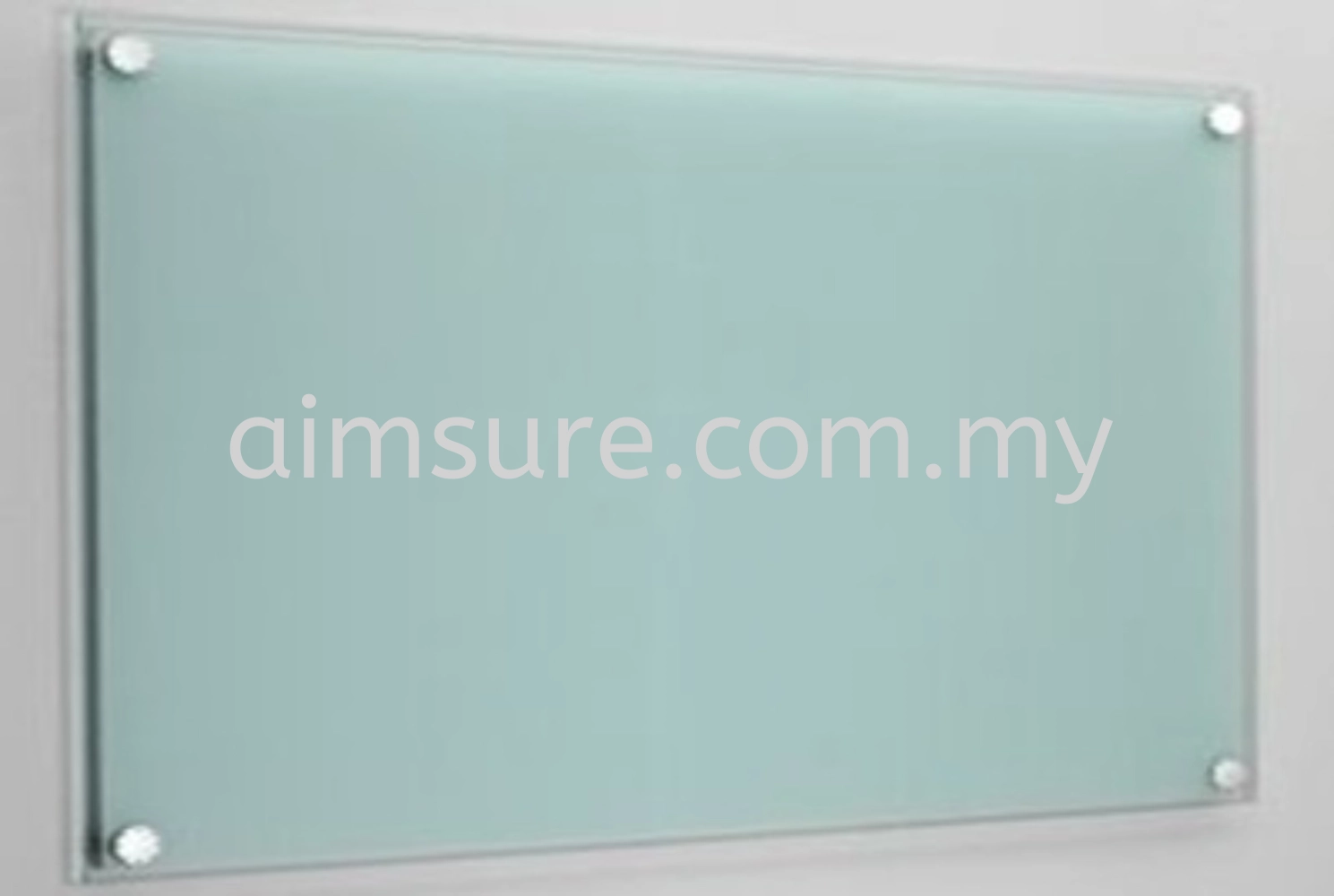 Tempered Glass Writing Board with nuts