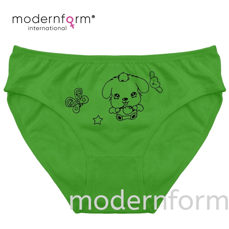 Modernform Panties Free Size Super Best Buy Solid Colour with Cute Cartoon Print Cotton Spandex Colorful Briefs (P0339B)