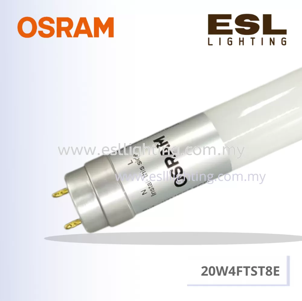 OSRAM LED T8 4FT ST8E 20W/865 1.2M SubstiTUBE Eco HO EM All Brands Product  Categories Tube Selangor, Malaysia, Kuala Lumpur (KL), Seri Kembangan  Supplier, Suppliers, Supply, Supplies | E S L Lighting (