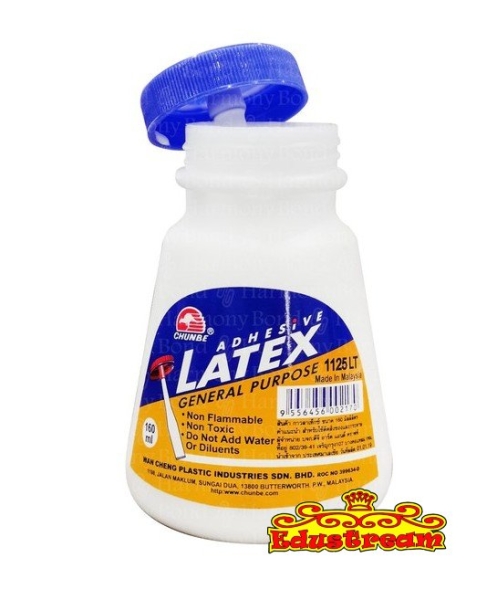 Chunbe Adhesive Latex White Glue 160ml 1125 LT White Glue Glue Stationery & Craft Johor Bahru (JB), Malaysia Supplier, Suppliers, Supply, Supplies | Edustream Sdn Bhd