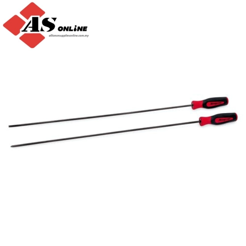 SNAP-ON 2 pc Extra-Long Screwdriver Set (Red) / Model: SGDXXL20BR