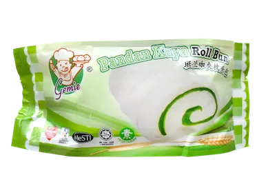 Pandan Kaya Roll Buns