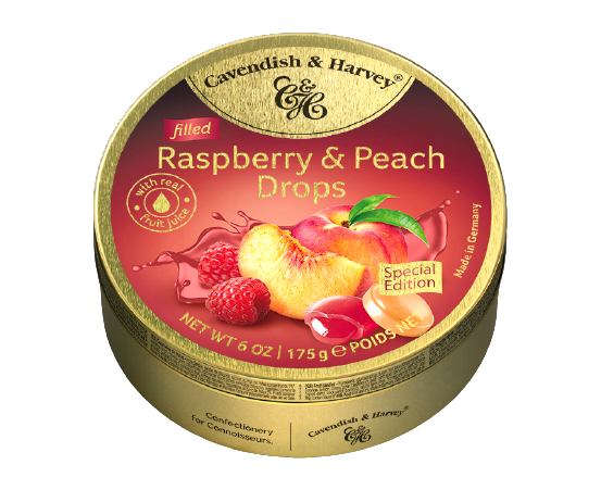 Cavendish-Harvey Raspberry & Peach Drops