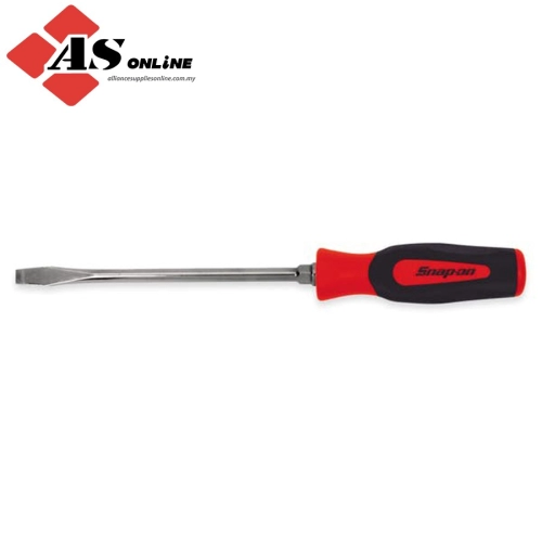 SNAP-ON Flat Tip Instinct Soft Grip Standard Screwdriver (Red) / Model: SGD8BR