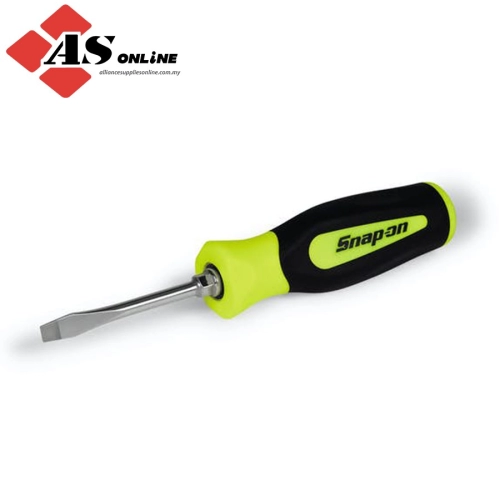 SNAP-ON Flat Tip Instinct Soft Grip Standard Screwdriver / Model: SGD4BHV