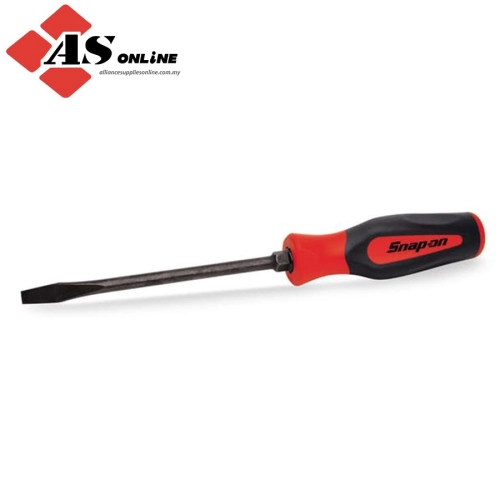 SNAP-ON 10-27/32" Flat Tip Instinct Hard Grip Screwdriver (Red) / Model: GSHD6R