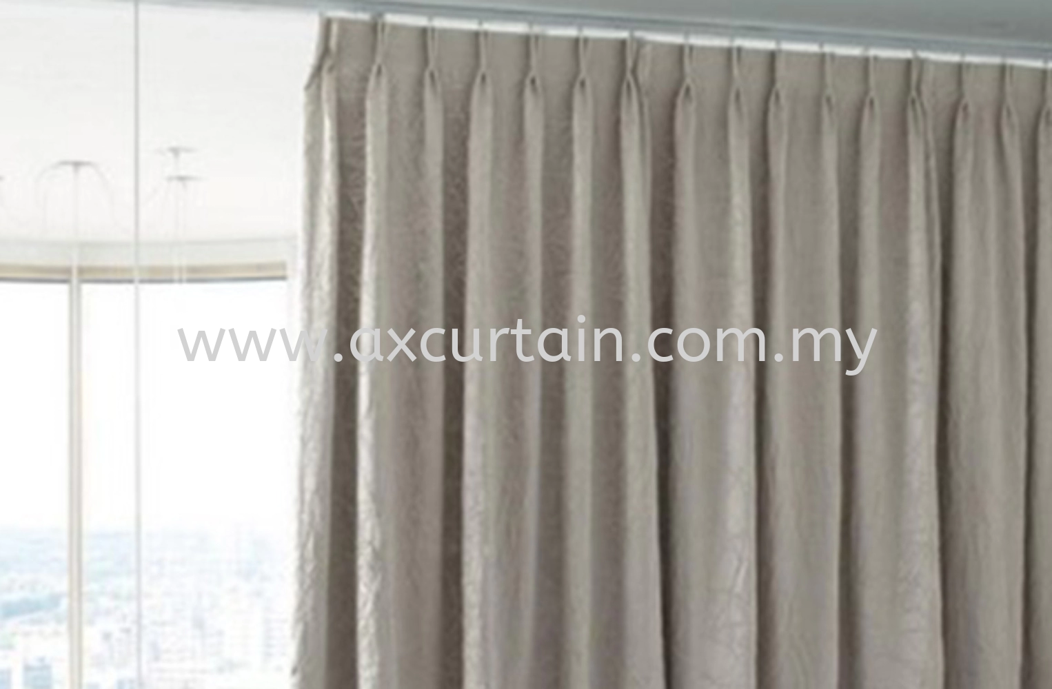 Singapore Pleat Curtains / Double Pleat Curtains
