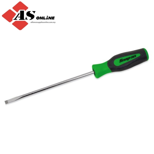 SNAP-ON Flat Tip Instinct Hard Grip Cabinet Screwdriver (Green) / Model: SHD146G