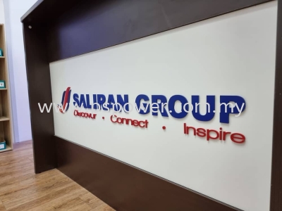 3D Acrylic Lettering for Company Reception Signage