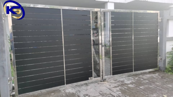 Swing Gate Jalan Saujana Sutera 9, S2 Height Seremban Negeri Sembilan Main Gate  Johor Bahru (JB), Malaysia, Selangor, Kuala Lumpur (KL) Supplier, Suppliers, Supply, Supplies | Knight Services Enterprise Sdn Bhd