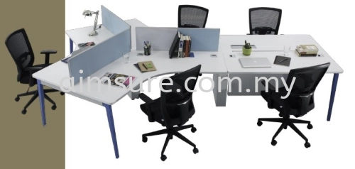 5 seater workstation with desking system IN2