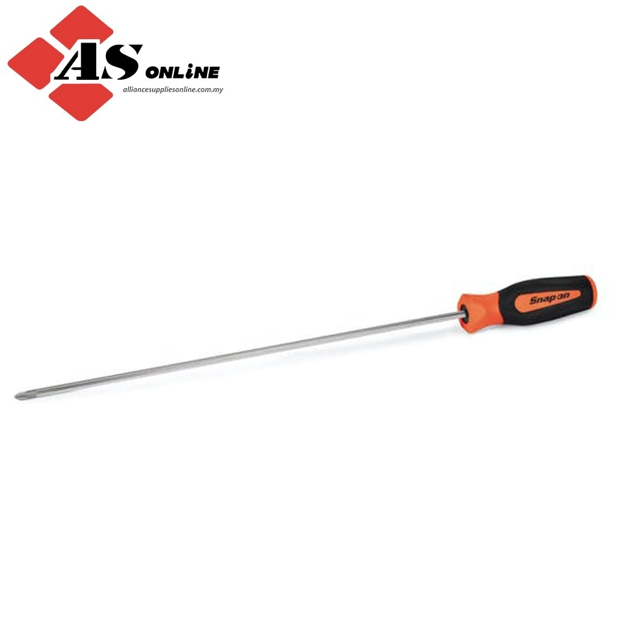 SNAP-ON PHILLIPS #2 Instinct Soft Grip Cabinet Screwdriver (Orange) / Model: SGDP162BO