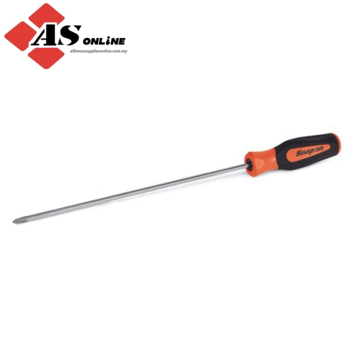 SNAP-ON PHILLIPS #2 Instinct Soft Grip Cabinet Screwdriver (Orange) / Model: SGDP122BO