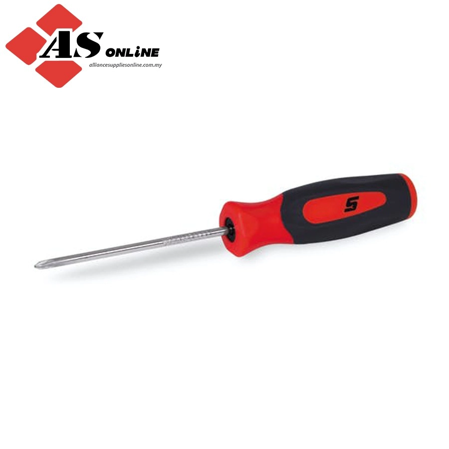 SNAP-ON PHILLIPS #0 Instinct Hard Grip Mini-Tip Screwdriver (Red) / Model: SHDP300R