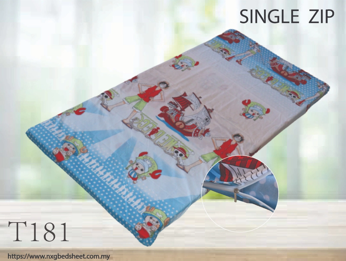 Single Zip Bedsheet