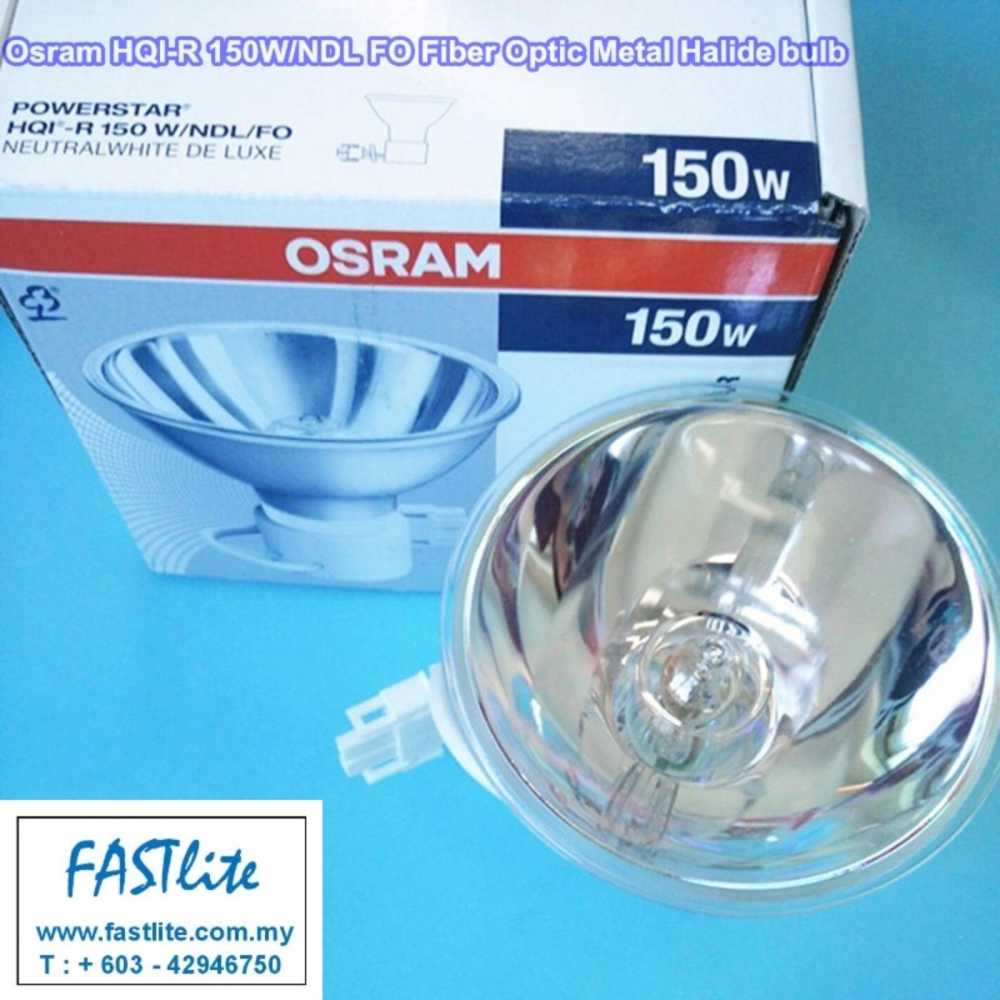 Osram Powerstar HQI-R 150W NDL Deluxe Neutral White High-Intensity metal halide discharge lamps for Illuminators