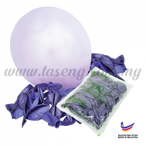  12inch Metallic Balloons - Lavender 100pcs (B-MR12-861P)