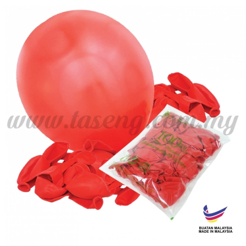 12inch Standard Balloons -Red 100pcs (B-SR12-230P)