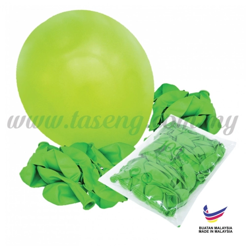 12inch Standard Balloons -Lime Green 100pcs (B-SR12-471P)