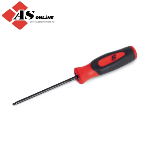 SNAP-ON Ball Hex 7/64" Instinct Soft Grip Screwdriver (Red) / Model: SGAB7BR