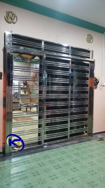 Sliding Door Jalan Hijau 2, Kampung India Paloh, Kluang Grille Johor Bahru (JB), Malaysia, Selangor, Kuala Lumpur (KL) Supplier, Suppliers, Supply, Supplies | Knight Services Enterprise Sdn Bhd