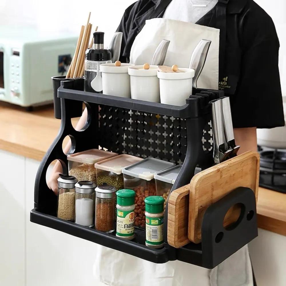 Kitchen Multifunction Storage Rack / Seasoning Rack / Cutlery / Knives Rack