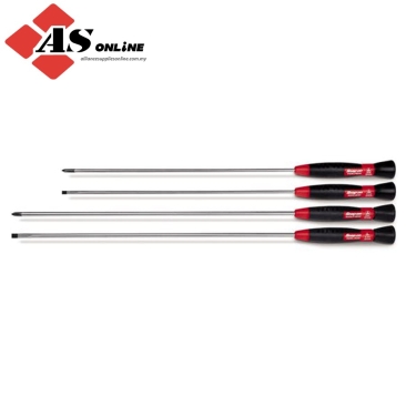 SNAP-ON 4 pc Long Electronic Miniature Screwdriver Set / Model: SGDEL40ESD