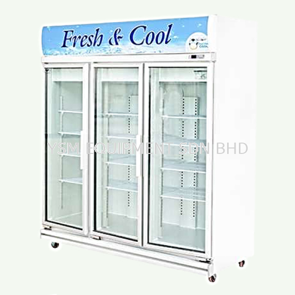 3 Door Display Chiller or Freezer Display Series Commercial Refrigerator & Showcase Melaka, Malaysia Supplier, Suppliers, Supply, Supplies | YSM EQUIPMENT SDN BHD