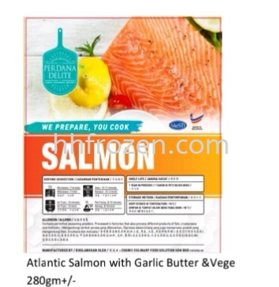 ALANTIC SALMON WITH GARLIC BUTTER&VEGE  CNY Chinese New Year  Selangor, Malaysia, Kuala Lumpur (KL), Batu Caves Supplier, Wholesaler, Distributor, Importer | HH Frozen Trading Sdn Bhd