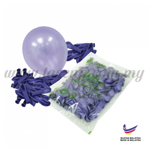 5inch Metallic Balloon - Light Lavender 100pcs   (B-MR5-862)