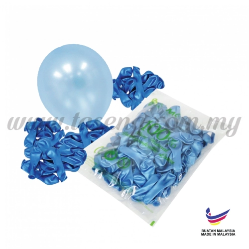 5inch Metallic Balloon - Azure 100pcs (B-MR5-853)