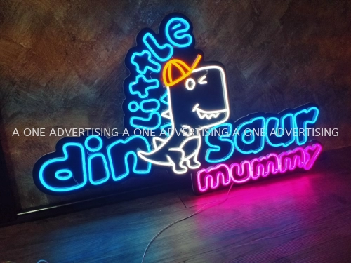 *Little Dinosaur Mummy* LED Neon Signage