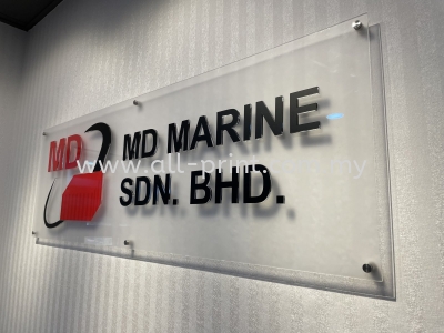 Md Marine Pelabuhan Klang  - Acrylic Lettering