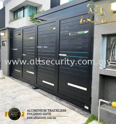 ALUMINIUM TRACKLESS FOLDING GATE