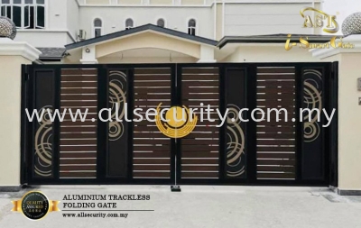 ALUMINIUM TRACKLESS FOLDING GATE