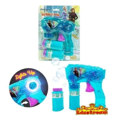 Disney Light Up Bubble Gun 120ML (Frozen)