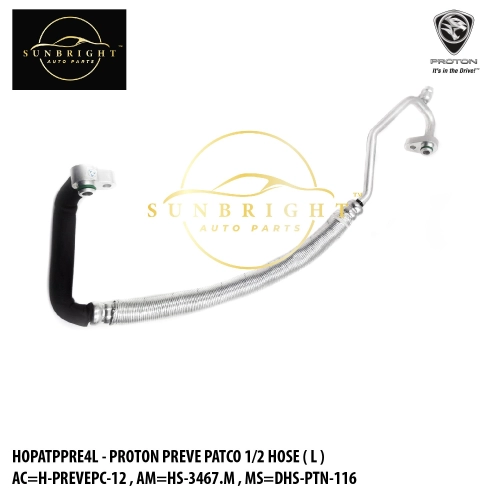 HOPATPPRE4L - PROTON PREVE PATCO 1/2 HOSE ( L ) AC=H-PREVEPC-12 , AM=HS-3467.M , MS=DHS-PTN-116