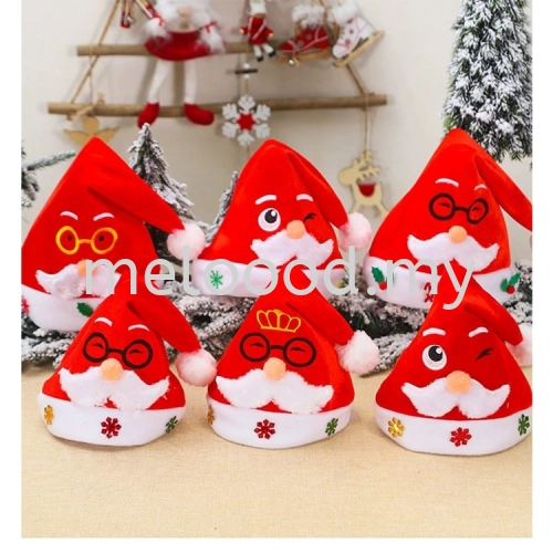 Christmas hat Christmas present Children Adult / Mini Christmas Hat Ornament Craft Decoration Dress Up Hat