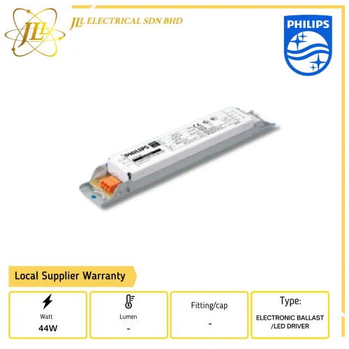 PHIILIPS CERTADRIVE 44W 0.32A 137V 230V LED ELECTRONIC BALLAST/DRIVER 929001598706